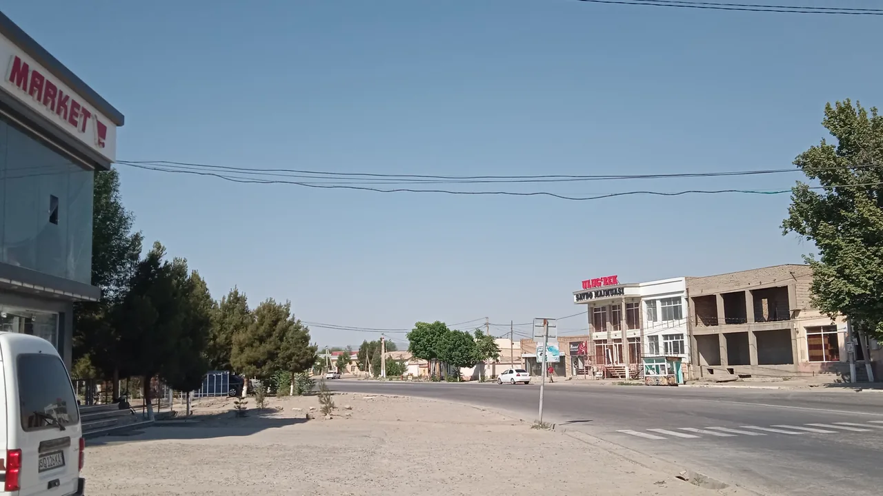 Центр посёлка Калканата, 2023